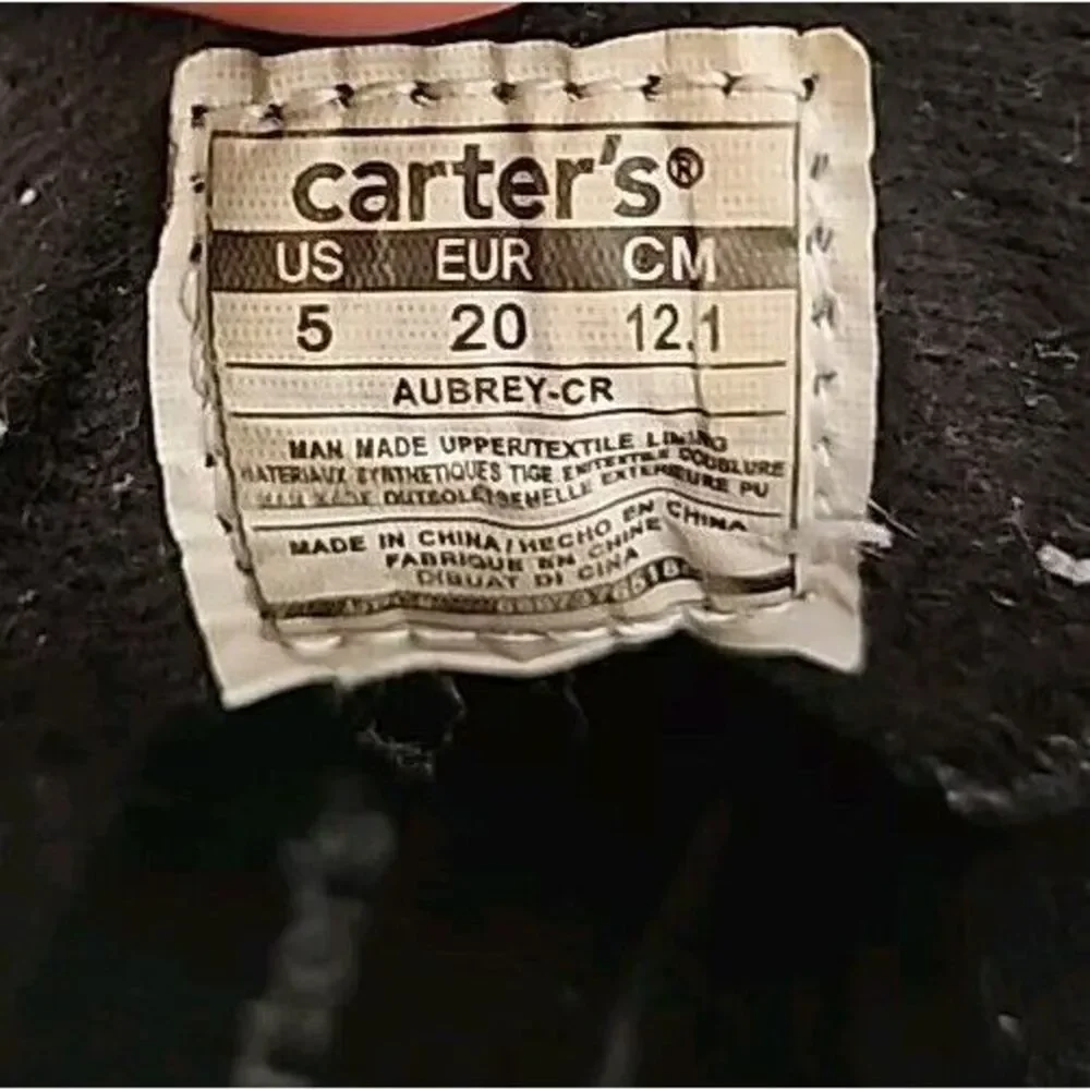 ADORABLE Carter's Aubrey Girls Moto‎ Boots Size 5